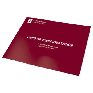 Dohe Libro de Subcontratacion Din A4 Apaisado Gallego/Castellano - 10 Hojas Numeradas - Hojas Autocopiativas · Pack de 10 uds.