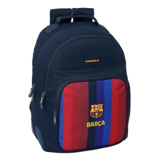 Safta F.C.Barcelona 1ª Equipacion 26/27 Mochila - Adaptable a Carro - Bolsillo Frontal - Portabotellas - Cremallera con Doble Tirador - Asa de Mano - Espalda Acolchada - 32x42x15cm - Color A
