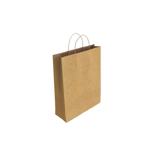 Bismark Bolsa de Papel Kraft - Medidas 32x10x24cm - Color Marron · Pack de 25 uds.
