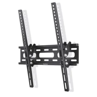 Hama Soporte Fijo de Pared para TV hasta 75" - Peso Max 40kg - Inclinable - VESA 400x400mm - Acero - Nivel de Burbuja Integrado - Color Negro