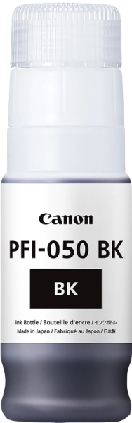 Canon PFI050 Negro Botella de Tinta Original - 5698C001/PFI-050BK