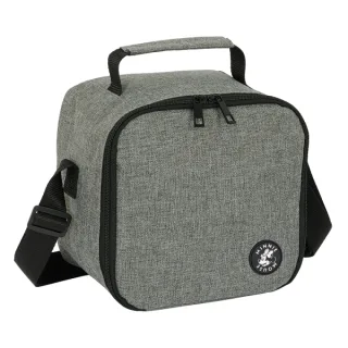 Safta Minnie Mouse Grey Bolsa Isotermica Porta Alimentos 4.4L - Cremallera - Interior Forrado de Aluminio - Bandolera Ajustable - Repelente al Agua - Asa Superior - 200x150x200mm - Color Gri