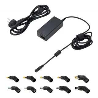 EWENT Cargador Auto. Univer Notebook 65W 10 Puntas