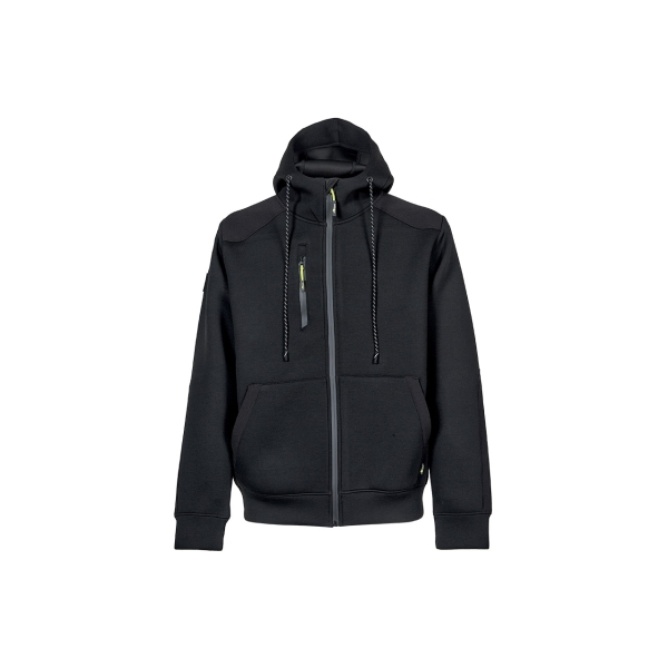 Upower Cork Sudadera - Talla 2XL - Proteccion Incluida, Peso Ligero, Diseño Sintetico - Color Negro Carbon