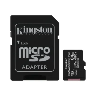 Kingston SDCS3/64GB microSDXC Gen3 100MB/s A1