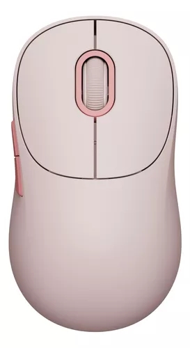 Xiaomi Wireless Mouse 3 Raton Inalambrico con Adaptador de 2.4GHz y Bluetooth 1200dpi - 5 Botones - Uso Diestro - Color Rosa