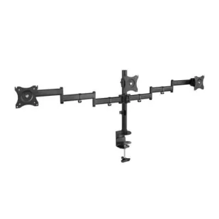 Tooq DB1327TN-B Soporte Monitor Mesa 3Brazos 13-27