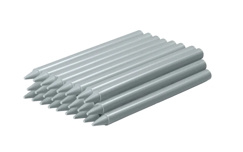 Jovi Plasticolor Estuche de 25 Ceras Plasticas - Resistentes - No Manchan - Agradable de Rayar - Acabado Brillante - Mezclables - Duraderas - Color Gris