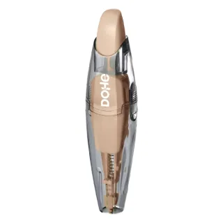 Dohe Colour Vibes Cinta Correctora - 5mm x 6m - Pulsador Retractil - Recargable - Cuerpo Ergonomico - Color Beige · Pack de 10 uds.