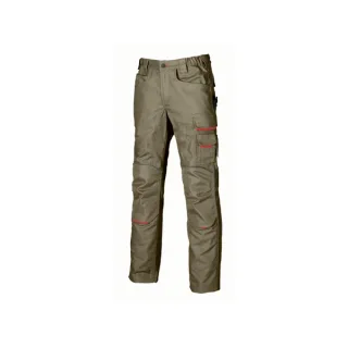 Upower Free Pantalon Multifuncional - Talla 44 - Multiples Bolsillos, Rodilleras Resistentes, Detalles Reflectantes, Costuras Triples, Proteccion DPI1, Cierre Resistente Arañazos - Color Are