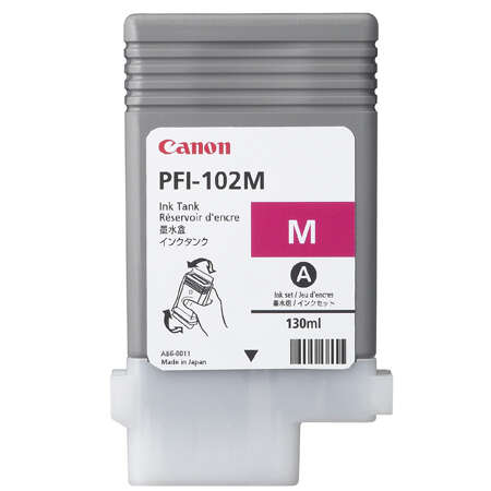 Canon PFI102 Magenta Cartucho de Tinta Original - 0897B001/PFI-102M