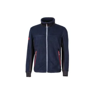 Upower Bark Chaqueta de Felpa Osito - Talla 2XL - Cremallera Full-Zip, Aislamiento Termico, Insertos Elastizados, Multiples Bolsillos, Cordon Anti-Enredo, Proteccion DPI1 - Color Azul Marino