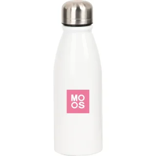 Safta Moos Passion Botella Metalica de 500ml - 60x240mm - Color Blanco