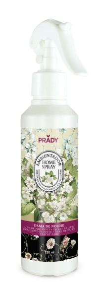Prady Ambientador Home Spray Dama de Noche - Frasco de 220 ml - Spray Pulverizador