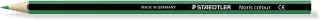 Staedtler Noris Colour 185 Lapiz Hexagonal de Color - Resistencia a la Rotura - Material Wopex - Color Verde · Pack de 12 uds.