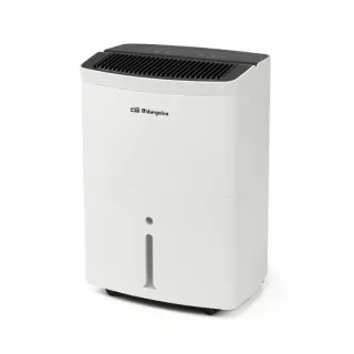 Orbegozo DH 3010 Deshumidificador - Potencia 490W - Absorbe 30 L/Dia - Deposito de 5.5L - Respetuoso con el Medio Ambiente - Temporizador - Ruedas y Asa de Transporte - 34.5x50.4x24.3cm - Co