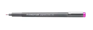 Staedtler Pigment Liner 308 Rotulador Calibrado - Trazo 0.5mm - Secado Rapido - Color Fucsia · Pack de 10 uds.