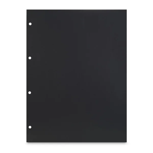 Hama Pack de 25 Cartulinas para Fotos - Perforado - 233x310mm - Color Negro