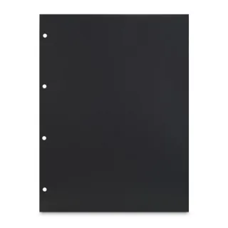 Hama Pack de 25 Cartulinas para Fotos - Perforado - 233x310mm - Color Negro