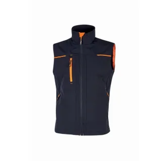Upower Saturn Chaleco de Tela Resistente - Talla 2XL - Suave para la Piel, Repelente al Agua, Transpirable, Secado Rapido, Bolsillo para Celular, Detalles Reflectantes, Proteccion DPI1 - Col