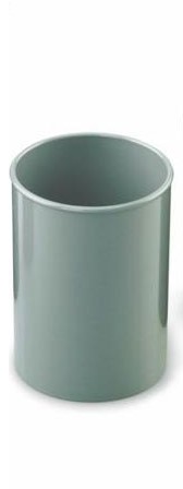 Faibo Cubilete Redondo 7.8x10cm - Fabricado en Poliestireno - 100% Reciclable - Color Gris · Pack de 10 uds.