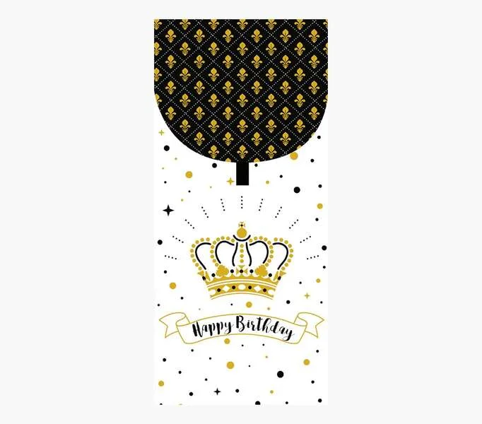 Pictura Tarjeta Money Cards - 9.6x21.3cm - Diseño Elegante con Tematica de Corona - Incluye Sobre Blanco - Certificacion FSC - Ideal para Regalar Dinero o Entradas
