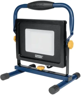 Rapid The Painter+ Foco LED 5000 Lumenes - Luz Blanca Fria 6000 Kelvin - Cristal Esmerilado - Ideal para Pintar y Empapelar - Cable de 2.5m - Color Azul/Negro