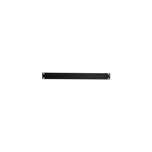WP Tapa Delantera para Armario 1U - 490x15x55mm - Color Negro