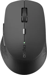 Rapoo M300 Silent Raton Inalambrico - Bluetooh y 2.4GHz - 1600 DPI - Autonomia 9 Meses - Color Negro