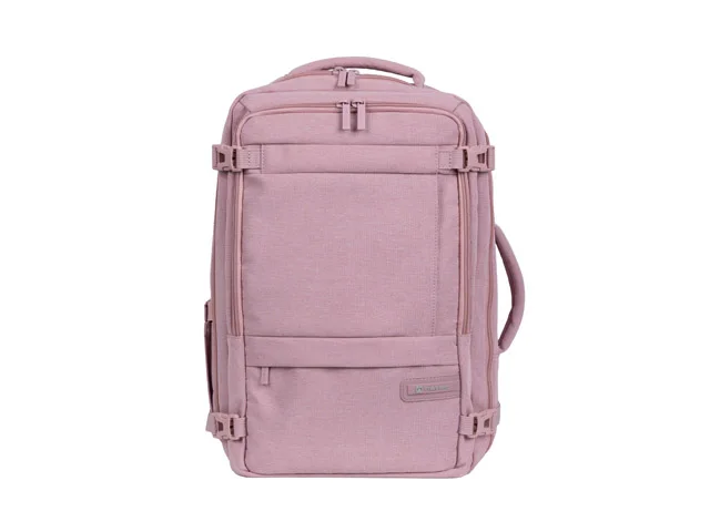 Natec Camel Lite Mochila de Viaje 2 en 1 para Portatiles de 15.6" - Equipaje de Mano de 19 Litros - Color Rosa