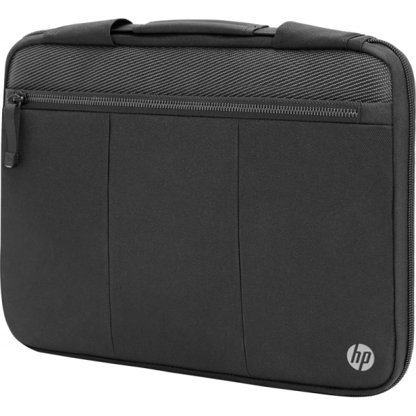 HP Renew Executive Funda para Portatil 14,1" - Resistente al Agua - Compartimento Acolchado - Puerto USB‑C Externo y Paso de Cable - Bolsillo RFID y Bolsillo para Rastreador - Correa Desmont