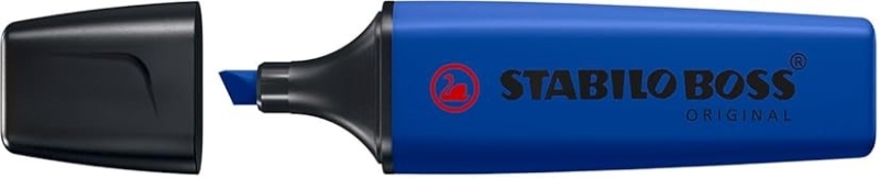 Stabilo Boss Naturecolors Wildflower Edition Marcador Fluorescente - Trazo entre 2 y 5mm - Tinta con Base de Agua - Color Azul Marino · Pack de 10 uds.