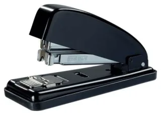 Petrus 226 Grapadora Metalica + Caja de 200 Grapas - Hasta 30 Hojas - Grapado Cerrado, Abierto y Clavado - Color Negro