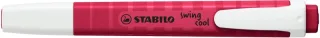 Stabilo Swing Cool Naturecolors Wildflower Marcador Fluorescente - Cuerpo Plano - Punta Biselada - Trazo entre 1 y 4mm - Tinta con Base de Agua - Antisecado - Color Rojo Borgoña · Pack de 10