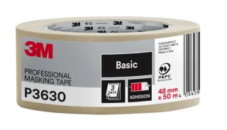 3M Cinta de Enmascarar Profesional - 70% PEFC - 48mm x 50m - Color Blanco