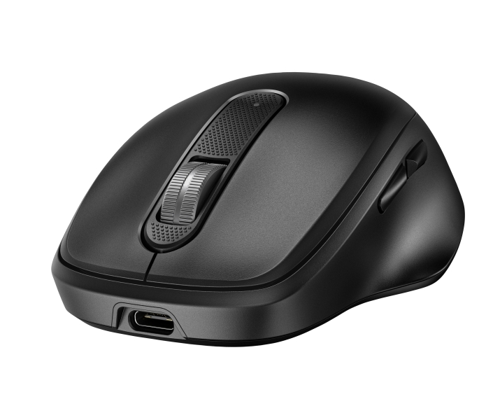 HP 515 Raton Inalambrico Recargable Ultra‑Rapido - Sensor Multi‑Superficie 4000 DPI - 5 Botones - Conexion 2.4GHz via Dongle USB‑A - USB‑C para Carga - Diseño Ambidiestro - Color Negro