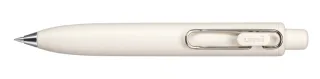 Uni-ball One P Boligrafo Retractil con Punta Fina 0.5mm - Agarre Suave y Comodo - Tinta Color Negro - Cuerpo de Color Blanco Yogur · Pack de 5 uds.