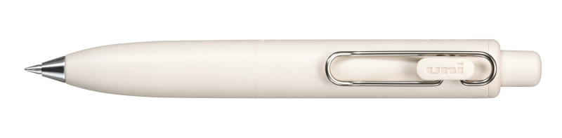 Uni-ball One P Boligrafo Retractil con Punta Fina 0.5mm - Agarre Suave y Comodo - Tinta Color Negro - Cuerpo de Color Blanco Yogur · Pack de 5 uds.