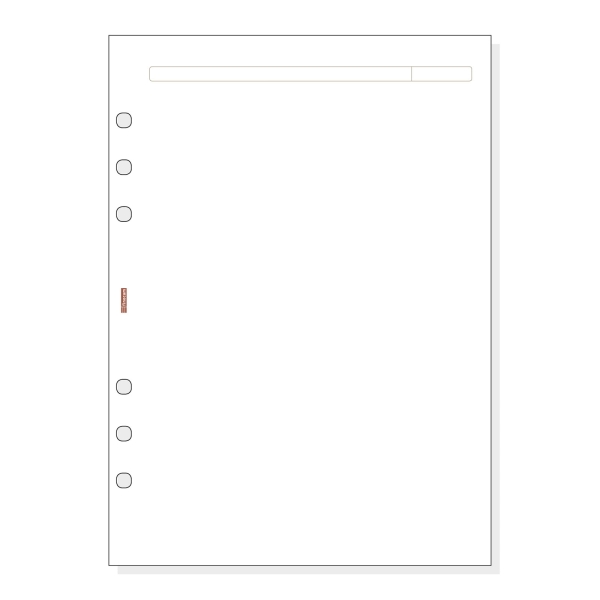 Finocam R1042 Recambio para Agendas Open - Formato 1000 - 155x5x215mm - Color Blanco