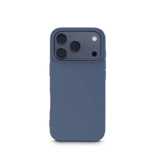 Hama Fantastic Feel Funda para iPhone 17 Pro - Antiadherente Anti-Suciedad - Poliuretano Termoplastico - Bordes Elevados - Color Azul