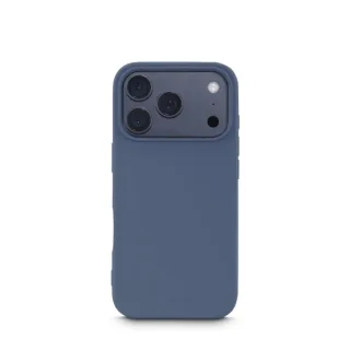 Hama Fantastic Feel Funda para iPhone 17 Pro - Antiadherente Anti-Suciedad - Poliuretano Termoplastico - Bordes Elevados - Color Azul