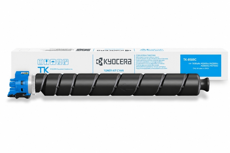 Kyocera TK8585 Cyan Cartucho de Toner Original - 1T0C2JCNL0/TK8585C