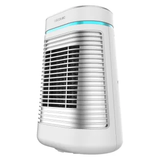 Cecotec ReadyWarm 1550 Max Ceramic Rotate Smart Calefactor Ceramico de Sobremesa - Potencia de 1500W - Termostato Regulable - Oscilante - Panel Digital - Seguridad Triple - Color Blanco