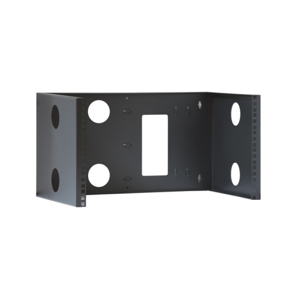 WP ROA-06603-Bu Bastidor Mural Abierto 4U - Estructura de Acero Resistente - 500x305x267mm - Color Negro