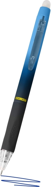 Online MagiXX Design Blue Eclipse Boligrafo de Tinta Gel Borrable - Retractil - Trazo de 0.7mm - Cartucho Reemplazable - Tinta Azul - Uso Ambidiestro - Multicolor · Pack de 3 uds.