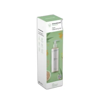 Innovagoods Zenpure Gel Limpiador Facial con CBD - Contenido 200ml - Vegano - Uso Diario - Dermatologicamente Probado - No Testado en Animales