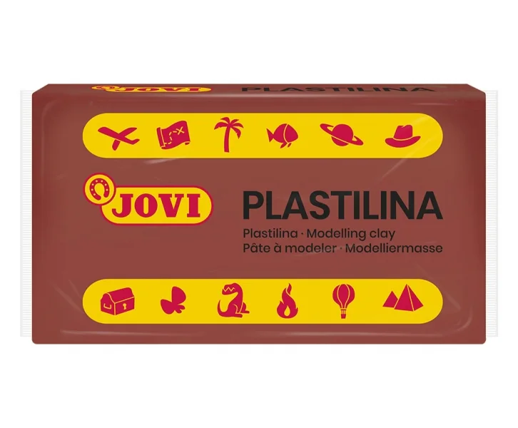 Jovi Caja de 30 Pastillas de Plastilina 50gr - Pasta Vegetal - No Endurece - sin Gluten - Inocua - Facil de Moldear - Ideal para Volumen - Color Rosa