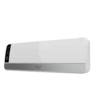 Cecotec Ready Warm 5250 Swing Box Ceramic Calefactor Ceramico de Pared Bajo Consumo 2000W - Oscilacion - Pantalla LED - IPX2 - Temporizador - 3 Modos - Mando a Distancia