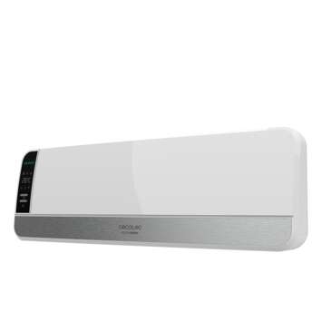 Cecotec Ready Warm 5250 Swing Box Ceramic Calefactor Ceramico de Pared Bajo Consumo 2000W - Oscilacion - Pantalla LED - IPX2 - Temporizador - 3 Modos - Mando a Distancia