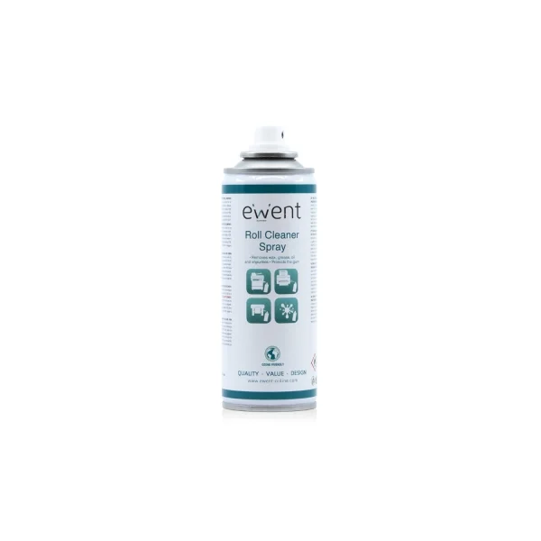 Ewent Spray de Limpieza para Rodillos de Impresora - Aerosol - Color Transparente